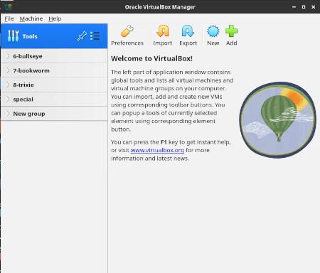 virtualbox